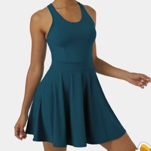 Backless Racerback Flare Mini Golf Active Dress by Halara